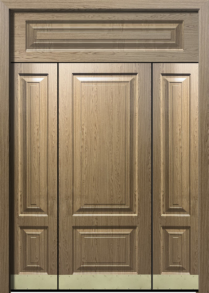 Экошпон с фрезеровкой дуб светлый 1421-28 РF 2 ДСФББ